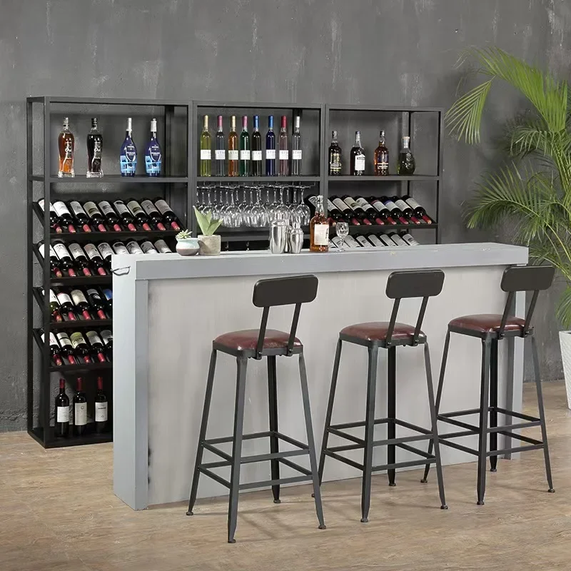 Hot Selling Small Wine Rack Display Stainless Steel Wine Cabinet Display Stand Dining