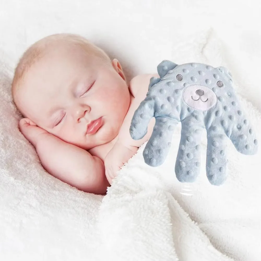 Velvet Baby Sleep Glove with Remote Control for Newborns