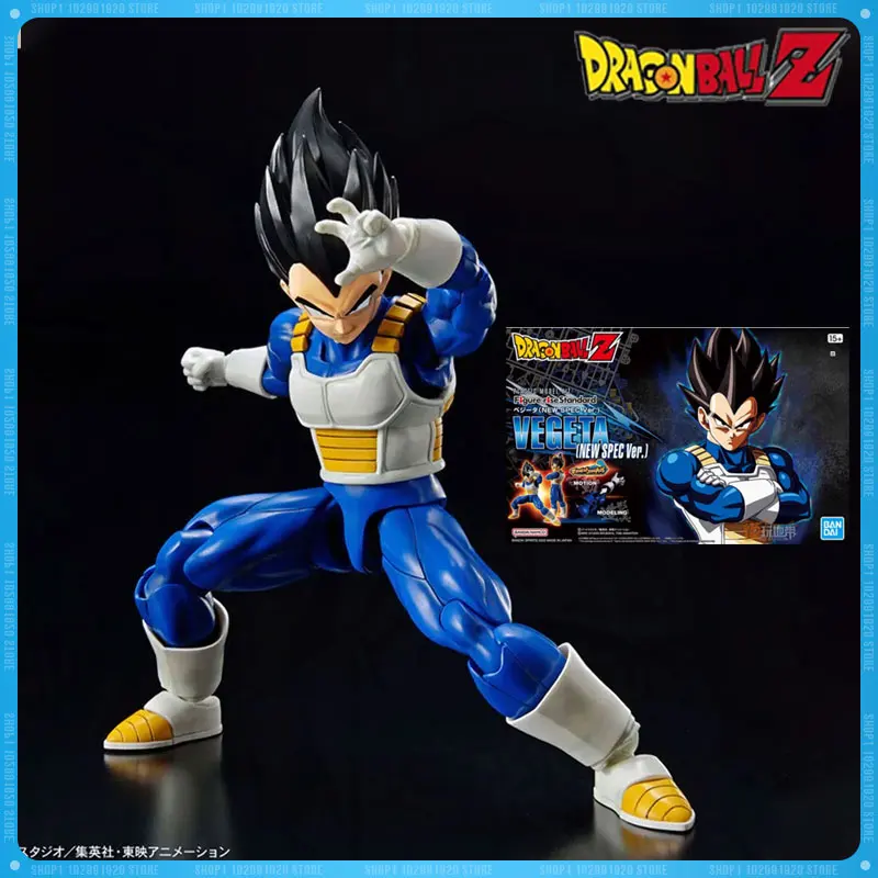 

In Stock Bandai Dragon Ball Z Figure-Rise Standard Vegeta Pvc Assembled Anime Action Figure Statue Collectible Model Kit Toy