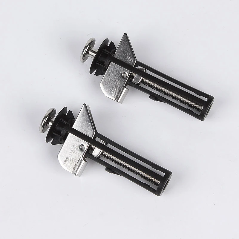 Plumbing Tool Bathroom Hardware Accessories Bathroom Hardware Set 2pcs Toilet Seat Hinge Bolts 304 Stainless Steel Screw PP Nut Fixing Toilet Water Tank Lid Locking Expansion Fitting Replacement
