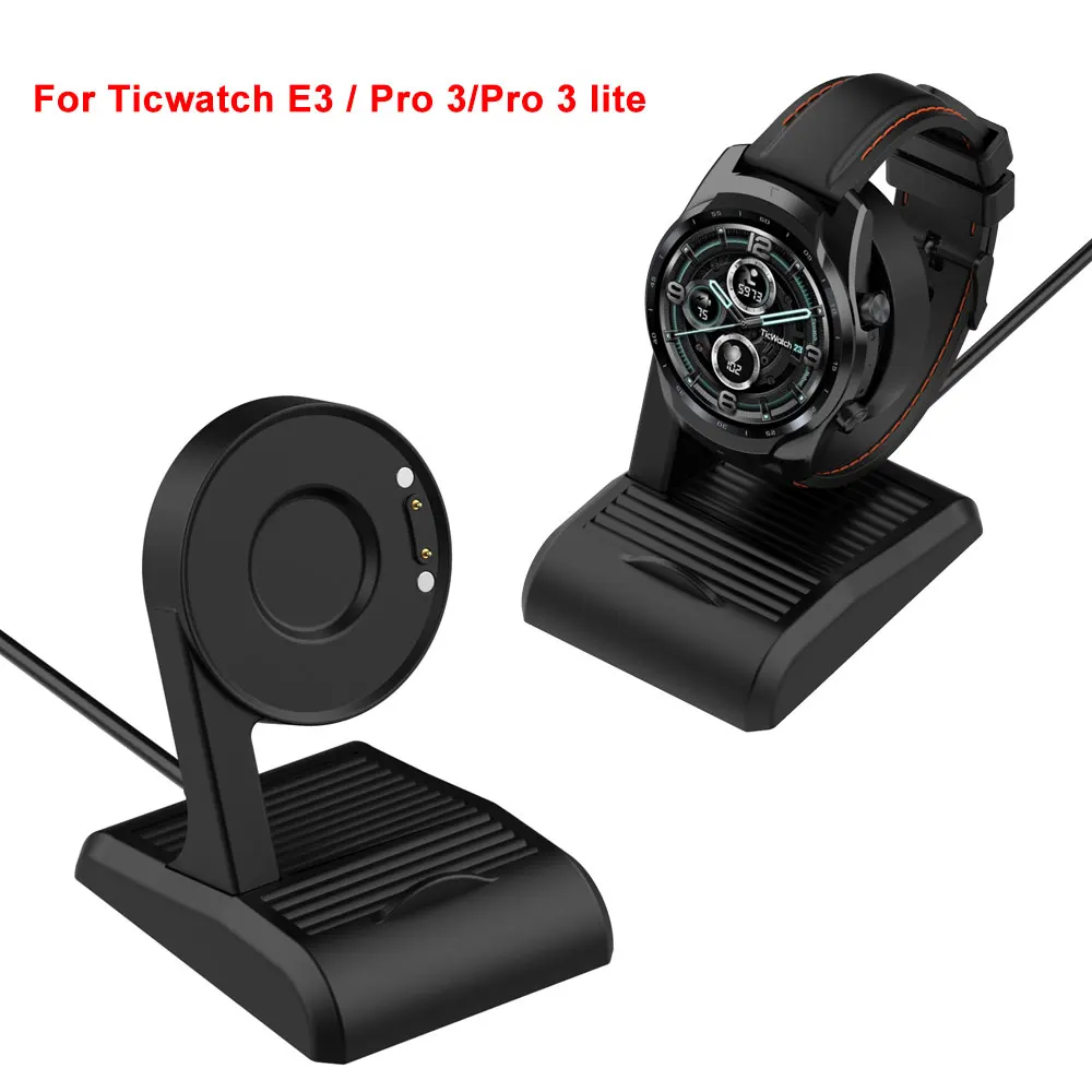 Caricabatterie Magnetico Compatibile Con Ticwatch Pro 5/3/Pro 3 Ultra/Pro X/E3 – Cavo USB 1 Metro, Protezione Chip