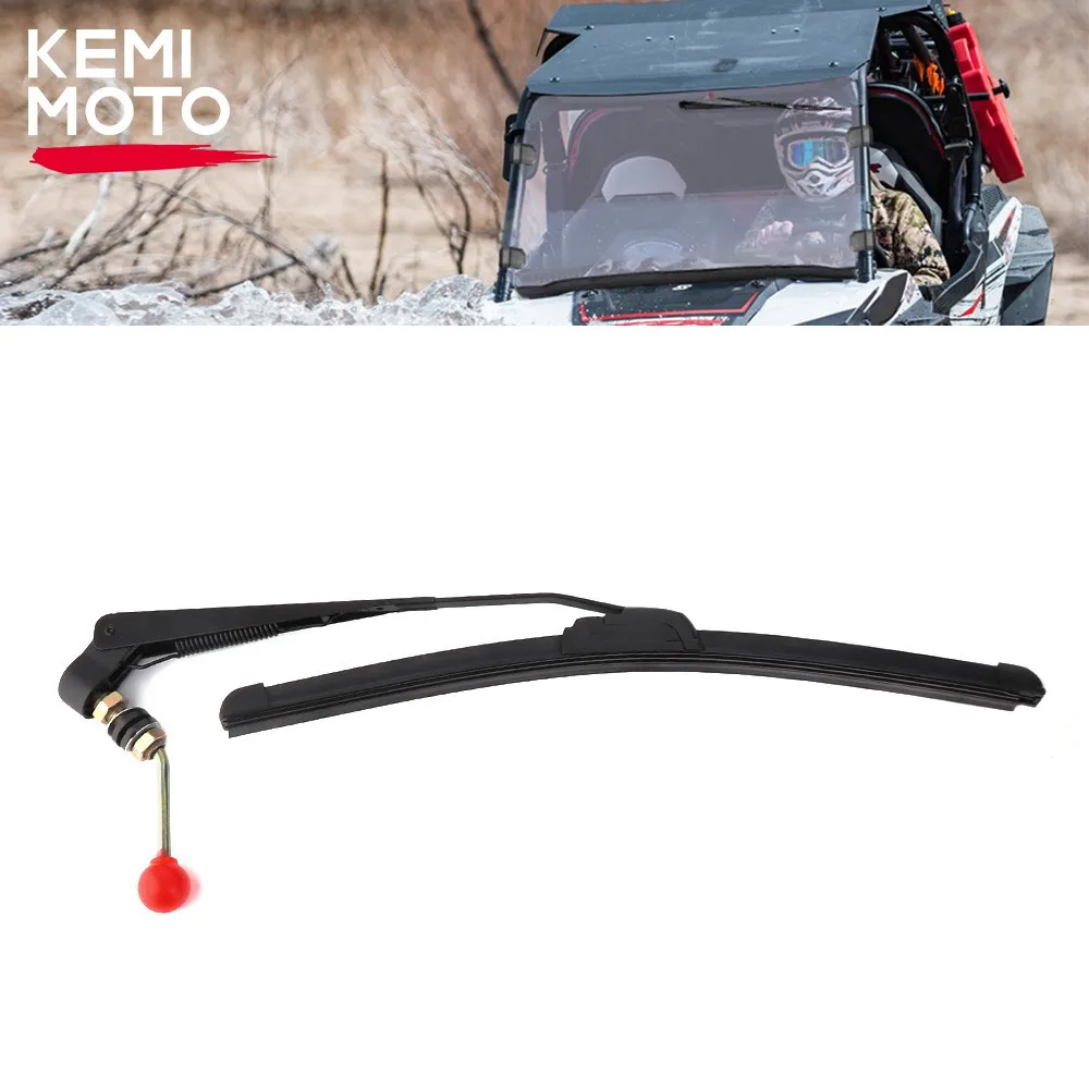 KEMIMOTO UTV Hand Operated Windshield Wiper Compatible with Polaris RZR Ranger for Can Am Maverick X3 Commander Defender 4g sim card 8mp 4k high speed dome ptz with wiper ip camera outdoor 990x zoom auto zoom tracking temperature display cctv camera