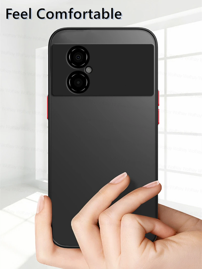 Matte PC Abdeckung Für Xiaomi Poco M4 5G Fall Xiaomi Poco M3 M4 Pro 4G 5G Abdeckung stoßfest TPU Schutzhülle Telefon Zurück Fall Po_voghion.com