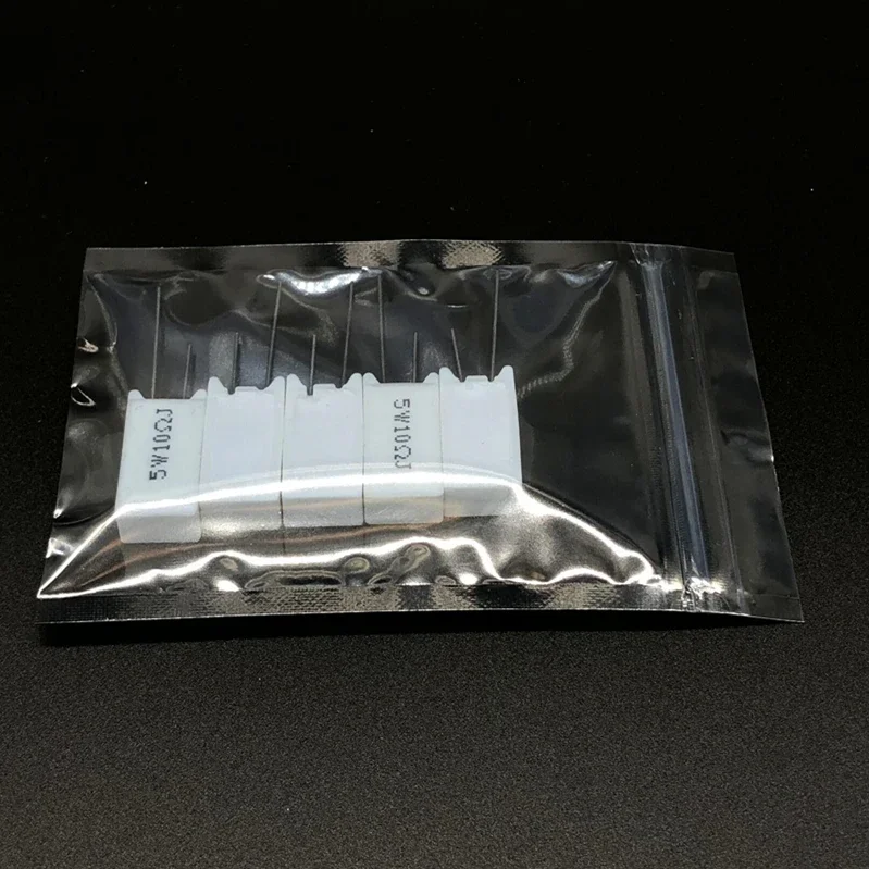 Cement Resistor 5 Pcs 5W Vertical 0.05-100K ohm 5% 0.1R-150R Ceramic