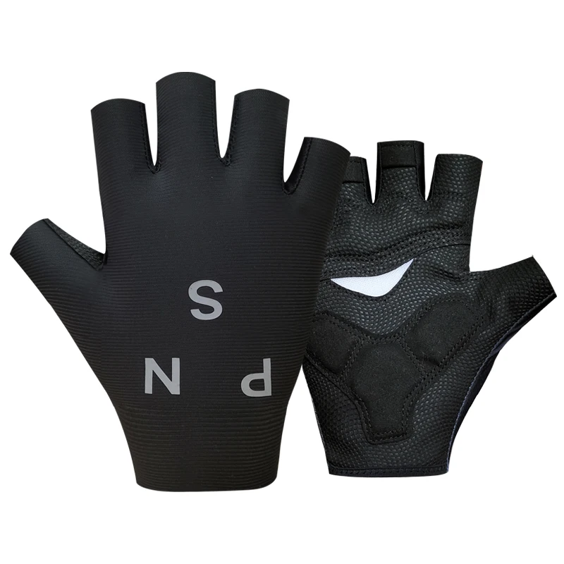 CyclingGlovesReflectiveBreathableRoadBikeGlovesMenSportsHalfFingerAntiSlipMTB