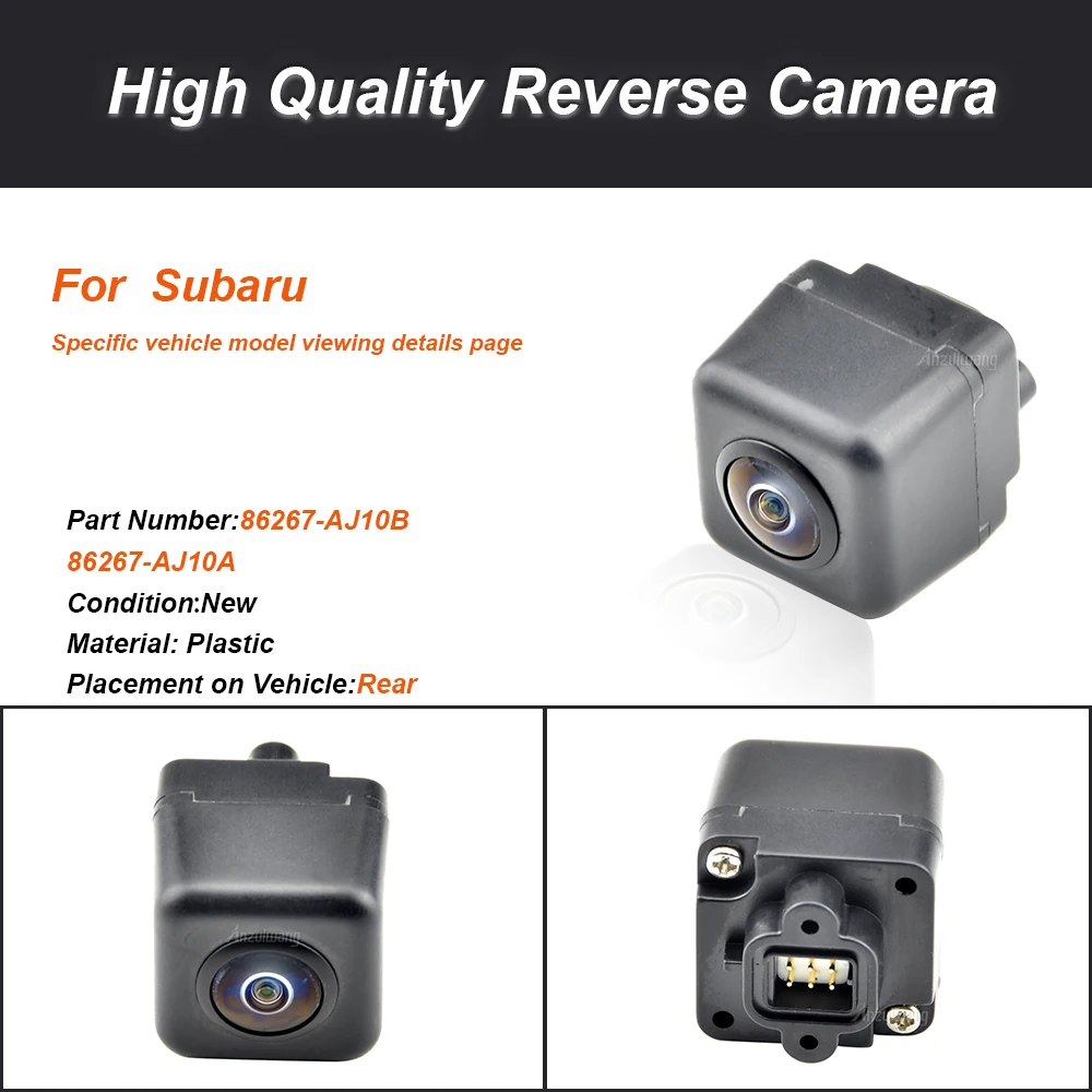

86267AJ10B Rear View Camera Reverse Camera Parking Assist Backup Camera For 2010-2014 Subaru Legacy Outback 86267-AJ10B