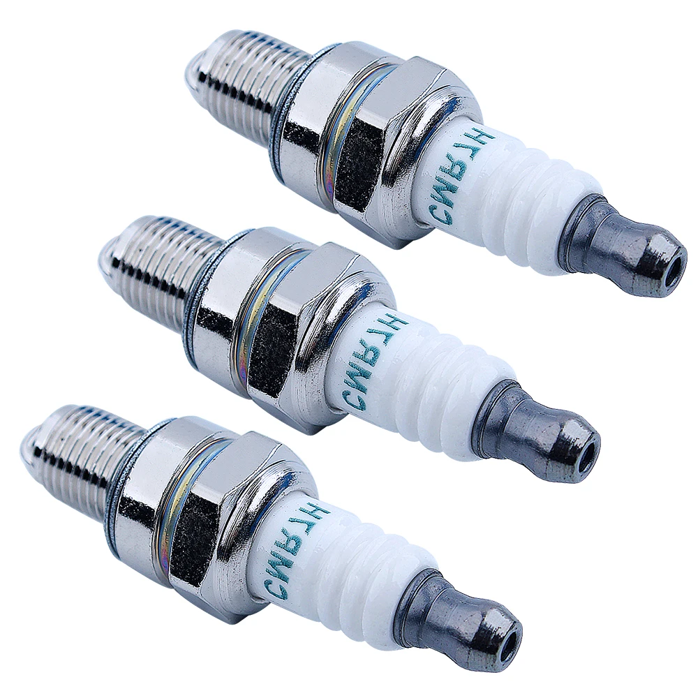 Spark Plug 3 PCS CMR7H Spark Plug Kit Fit 4 Stroke For Honda GX35 Engine Part Trimmers Blower Cutter