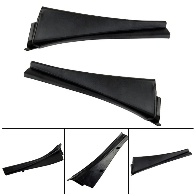 1 Pair For Nissan Qashqai J10 2008-2015 Car Front Windshield Wiper Side Trim Cover Water Deflector Cowl Plate Left Right Side 5
