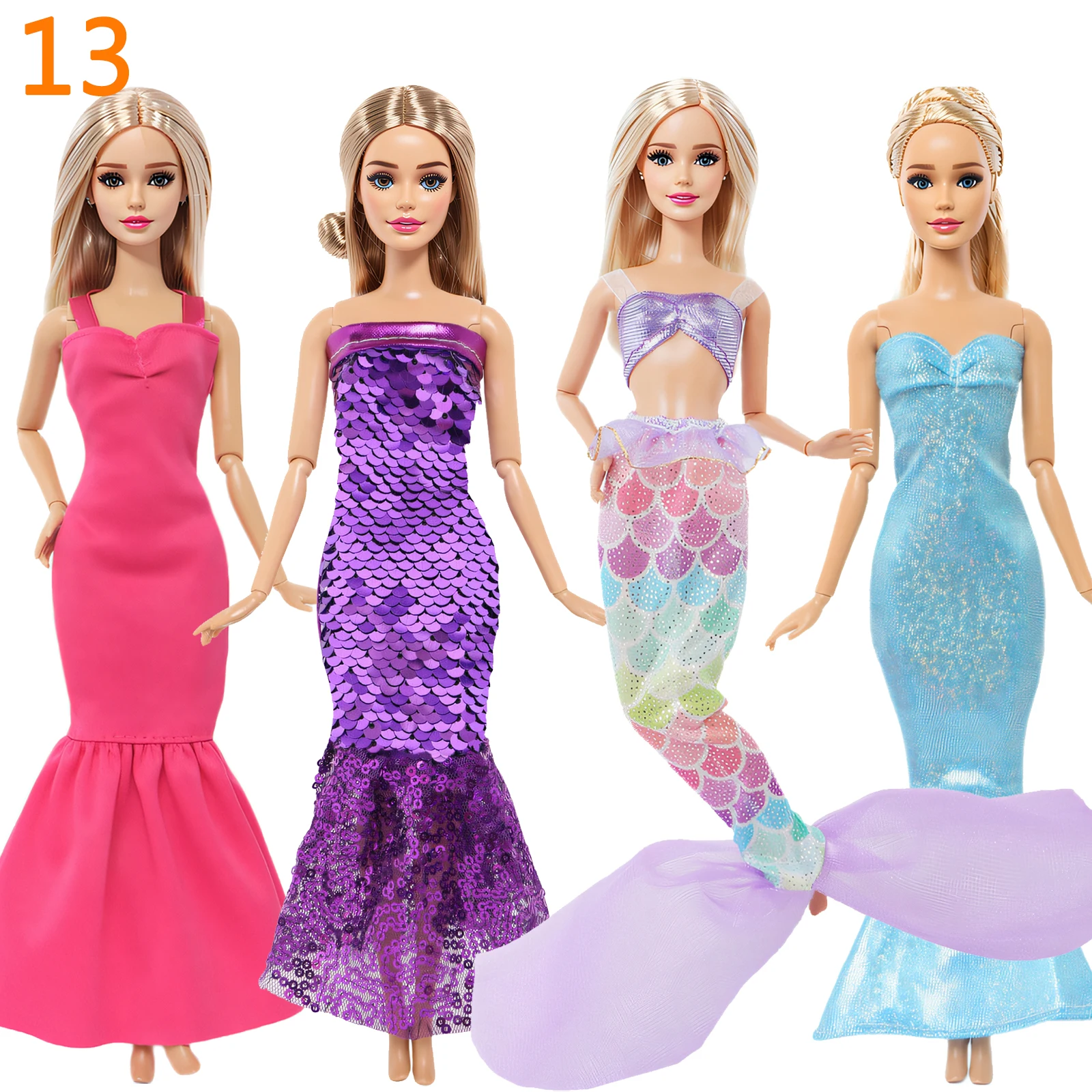 Doll Clothes 4/5 Set Fashion Daily Casual Sports Outfits For Barbie Doll