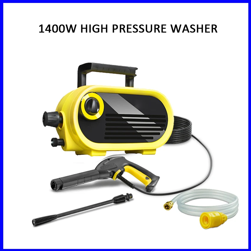 1400W Car Washer High Pressure Washer Multipurpose Car Washing Tool