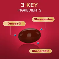 Seven Seas JointCare Essential: Omega-3, Glucosamine, Chondroitin, Vitamins C & D, Mn, Zn, 60-Day Food Supplements 6