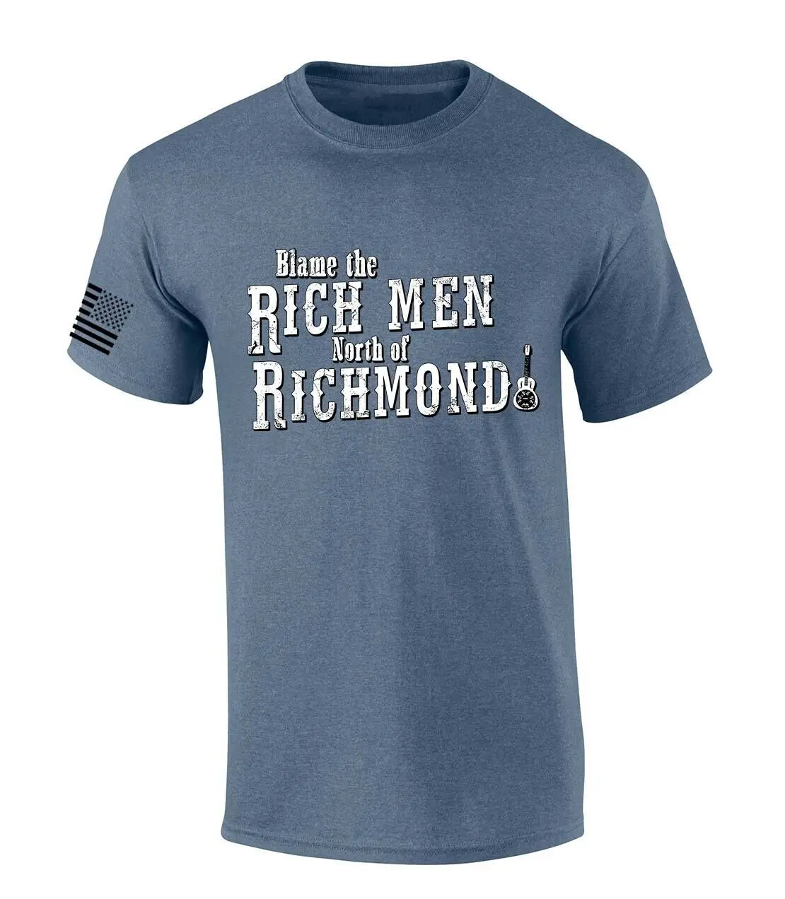 Maglietta Da Uomo Country Music Incolpi I Ricchi Uomini A Maniche Corte North Of Byrd