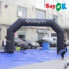 SAYOK Outdoor Inflatable Arch Giant Inflatable Archway Advertising Start Finish Line Racing Arch Banners with Air Blower NO LOGO 1