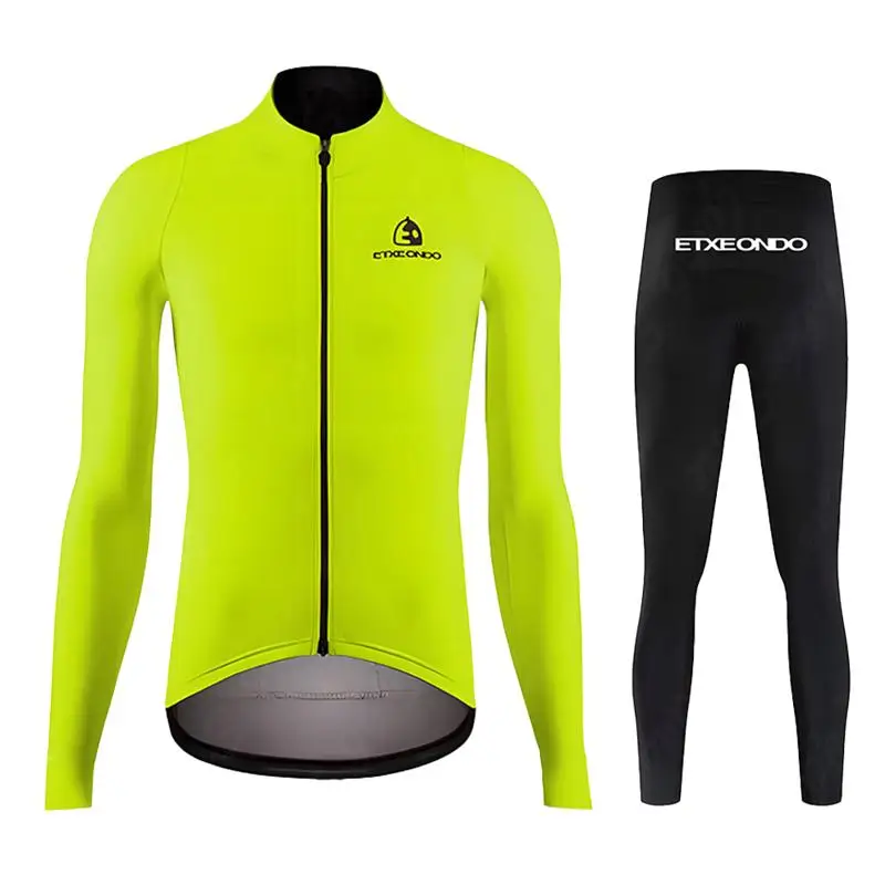 

Autumn Cycling Jersey Set Bike Uniform Bicycle Maillot Ropa Ciclismo Etxeondo Spring Cycling Clothing Long Bib Pants