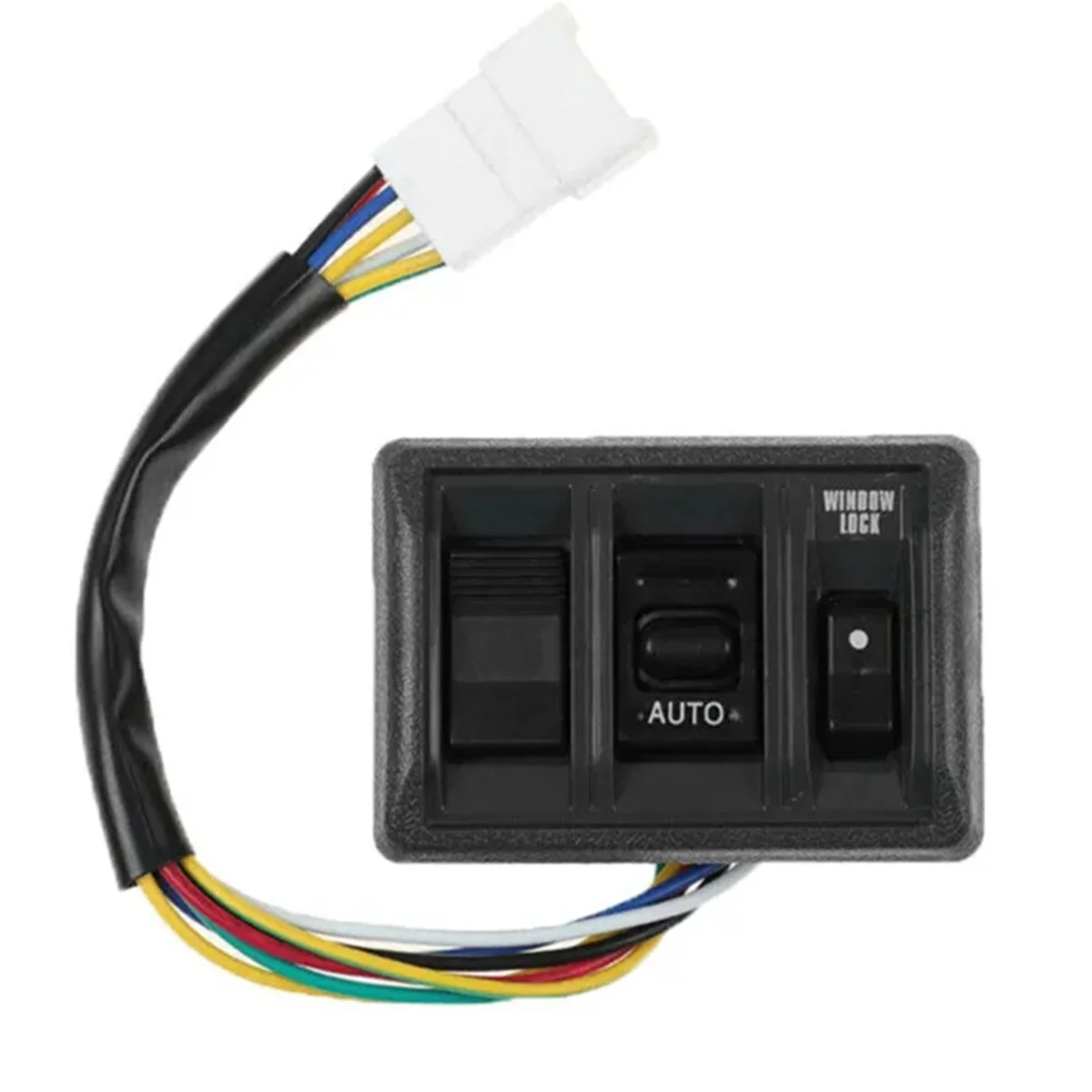 Universal Car Two Door Lock 12V Electric Power Window Switch Kit Wire Harness
