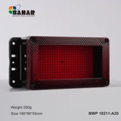 Waterproof ABS Plastic Enclosure Junction Box - IP68, Bahar Brand, 166x96x55mm - 166X96X55MM (BWP 10211 - A25)