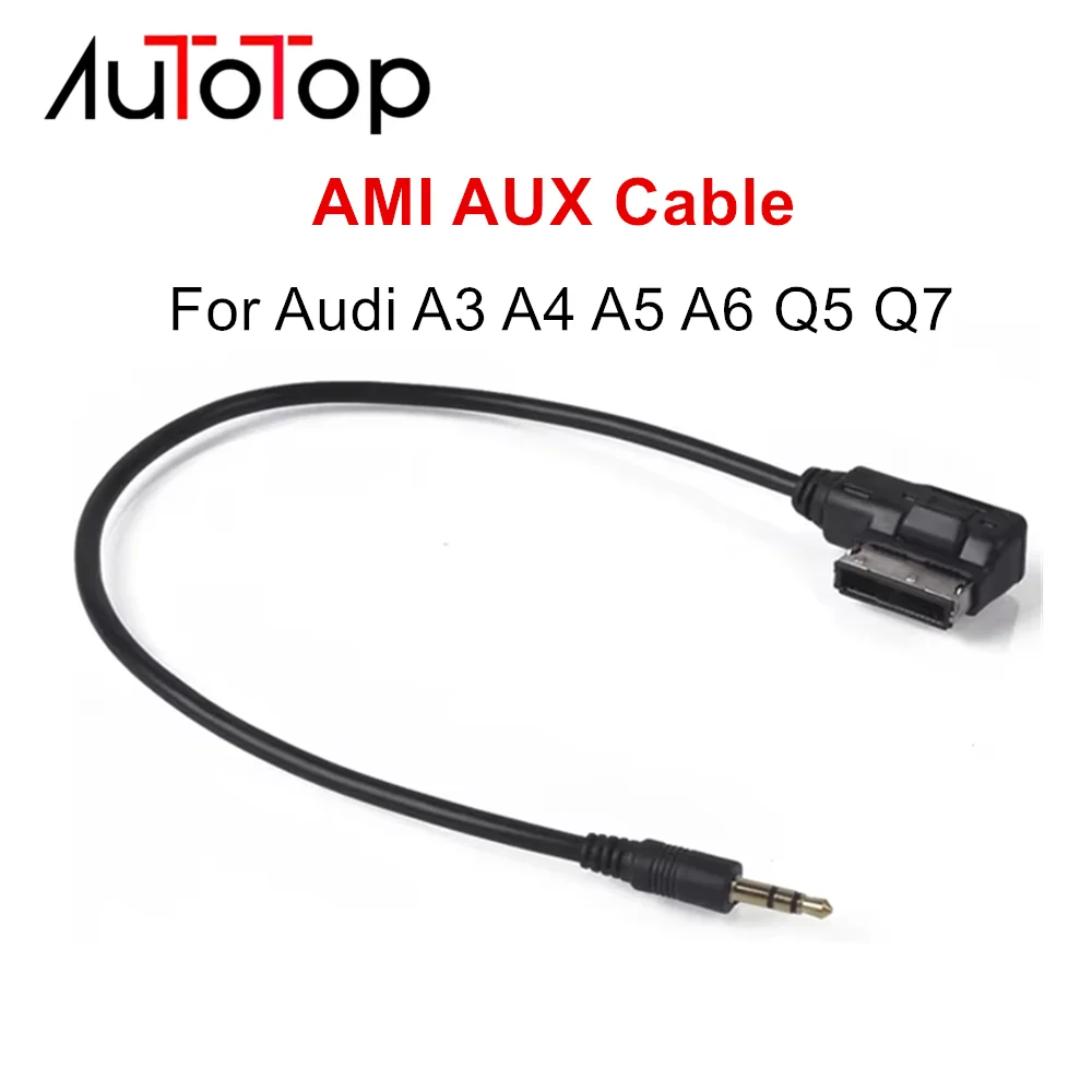 For AMI MMI 3G/2G Aux Bluetooth-compatible Adapter Auto Audio Cabl For Audi A3 A4 A5 A6 Q5 Q7 Car Music Media Interface Cable