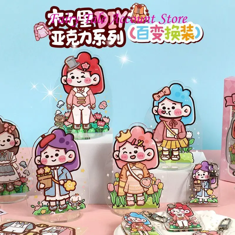 

Практичные настольные украшения Muzili, акриловые Подвески, брелок с милым сердцем для девушек