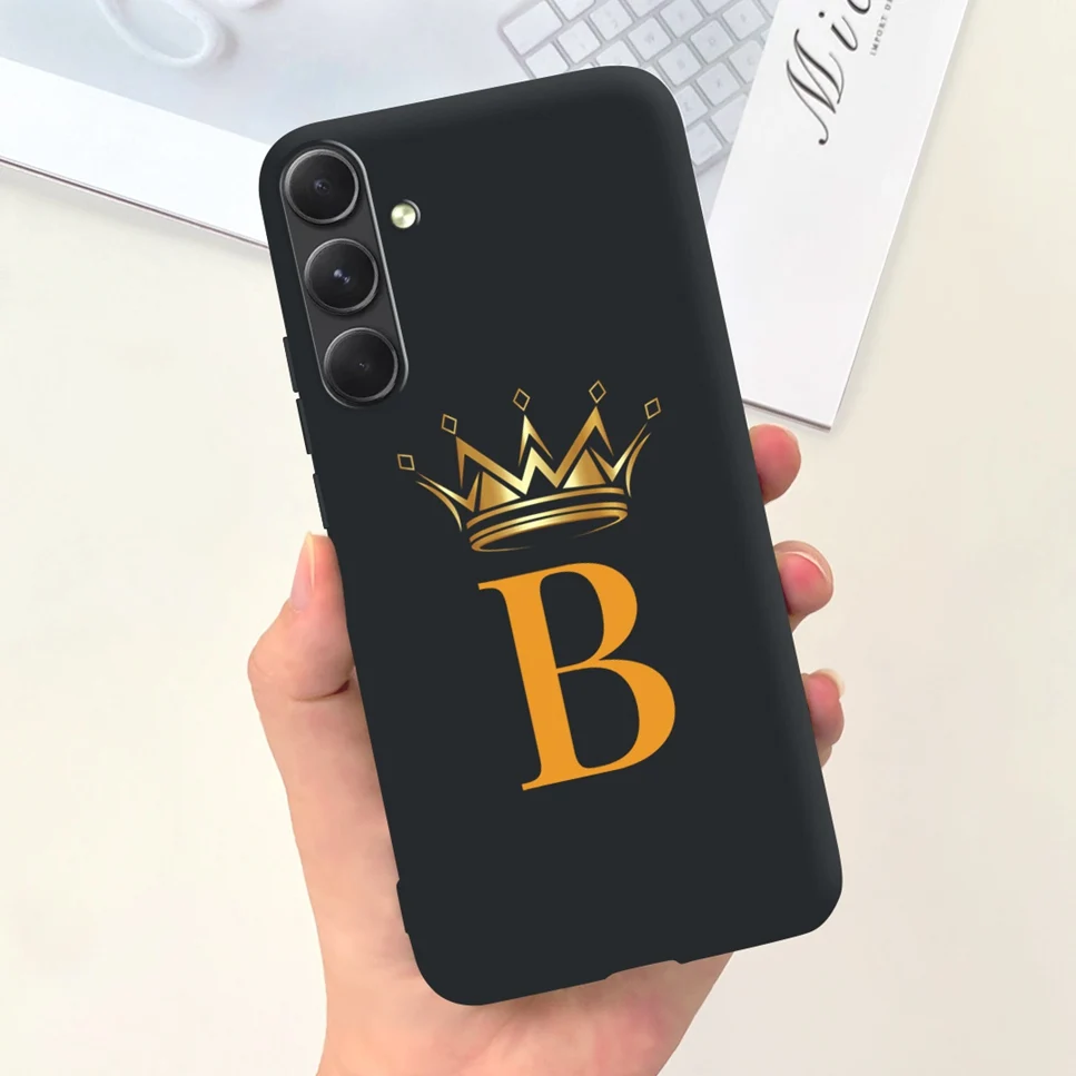 Luxury Crown Fashion Letter Soft Silicone Phone Case Cover