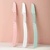 3 Pcs Eyebrow Trimmer for Ladies Face Eyebrow Shaper Shaver facial epilators for women Pocketknife Eyebrow profiler Hair Remover 2