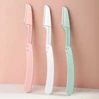 3 Pcs Eyebrow Trimmer for Ladies Face Eyebrow Shaper Shaver facial epilators for women Pocketknife Eyebrow profiler Hair Remover 2