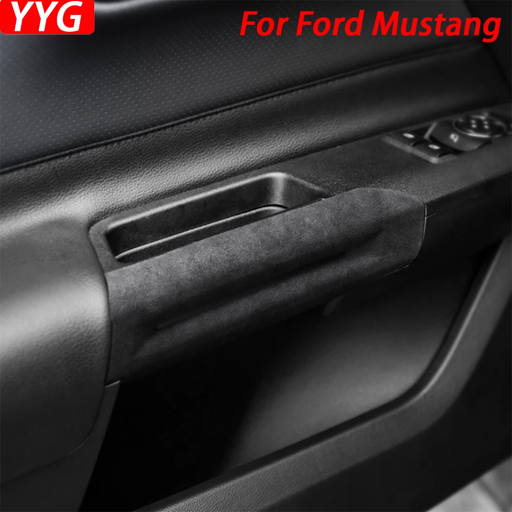 

Для Ford Mustang 2015-2022 замшевая обмотка для внутренней двери, окна, подъемника, подлокотника, панели, отделки крышки, аксессуары для украшения интерьера автомобиля