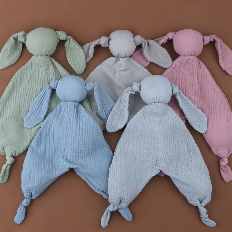 Měkké novorozence děťátko spací panenek děti kreslený živočich koupat ručník spát hračka utišit uklidnit ručník bryndáček krkat látka děťátko příslušenství