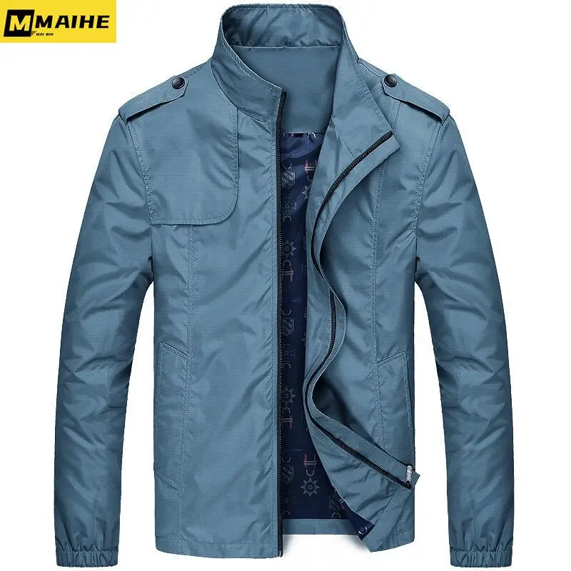 

2023 new upscale brand men's jacket spring and autumn windproof leisure coat sports fashion clothing outdoor men's trench coat