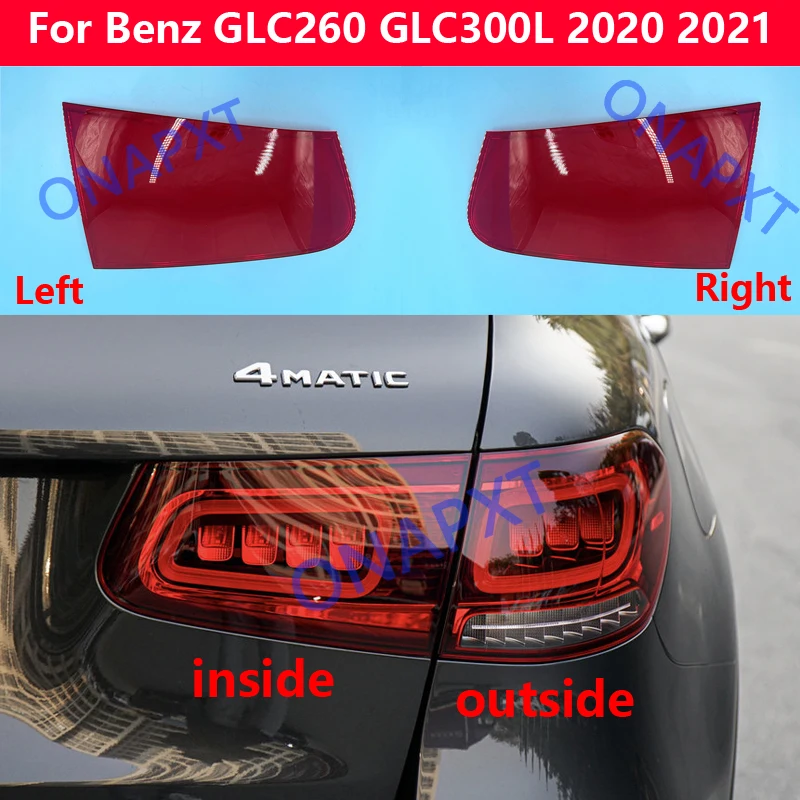 For Benz Glc X253 Glc300 2020 2021 Rear Taillamp Cover Lamp Taillight