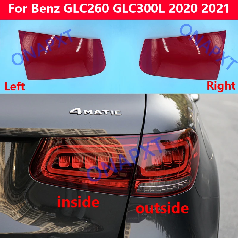 For Benz GLC X253 GLC300 2020 2021 Rear Taillamp Cover Lamp Taillight
