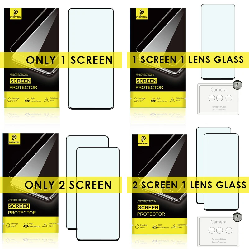 Premium Full-Cover Oleophobic Tempered Glass Screen Protector
