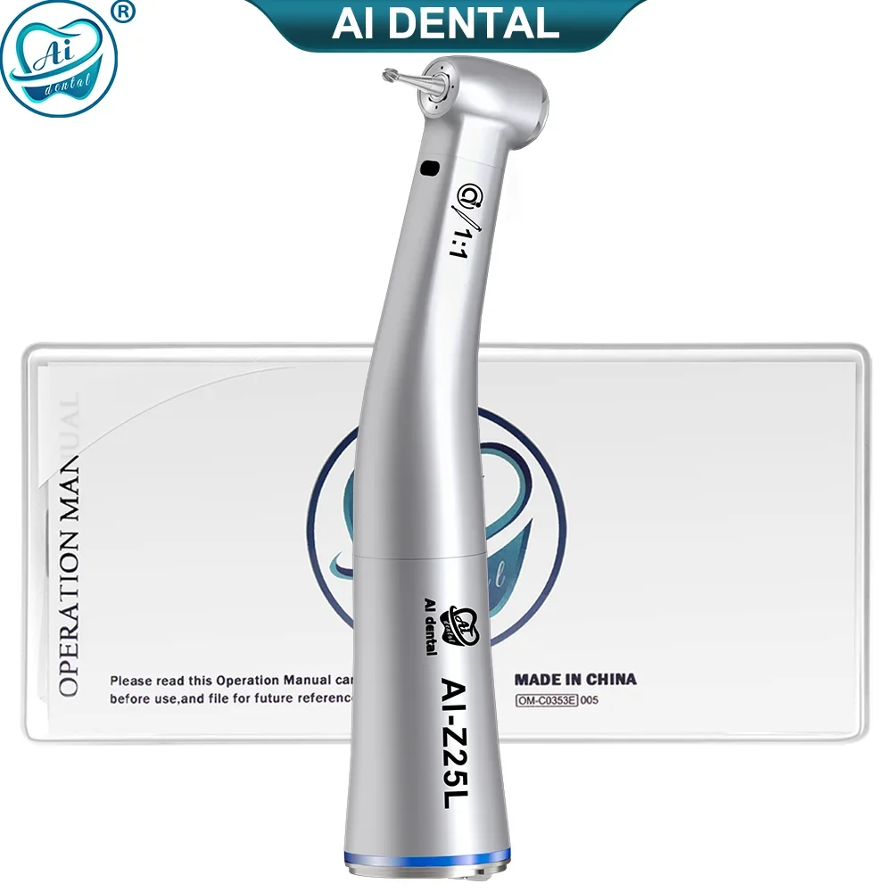 Zahnmedizinische Geräte und Werkzeuge: 4:1 Untersetzungs-Handstück für CA Dentalbohrer mit 4-Wege-Spray für Dentallabore AI-Z15L