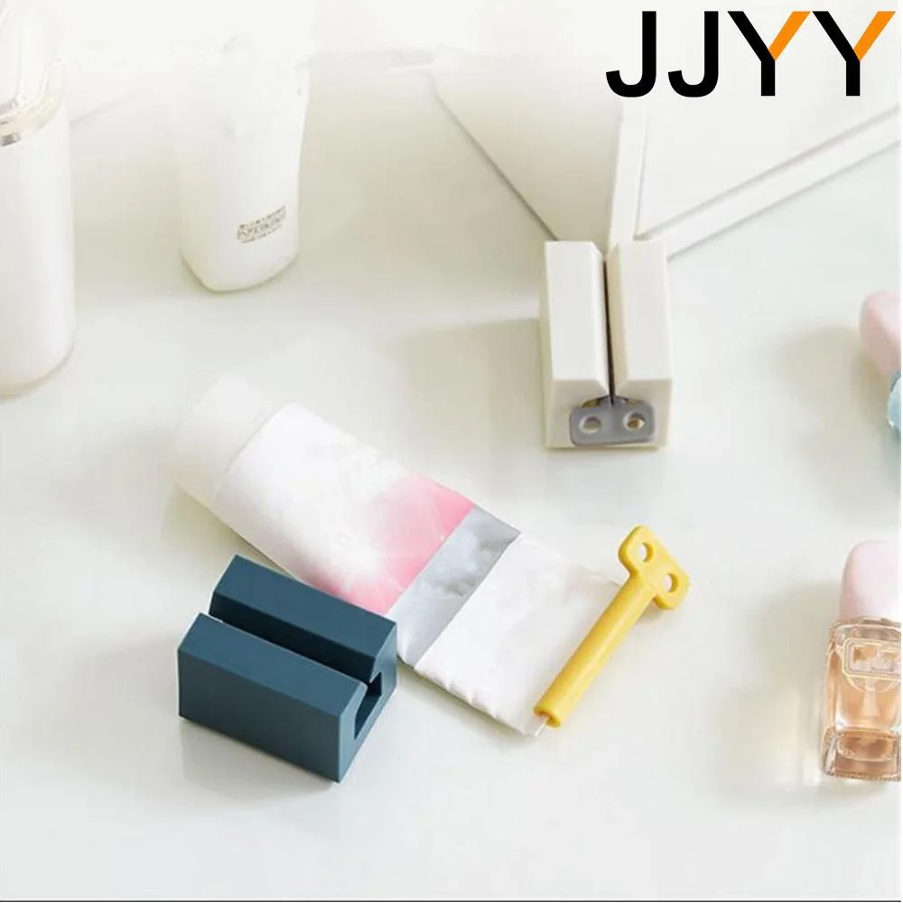 JJYY Household Plastic Toothpaste Tube Squeezer Easy Dispenser Roll Holder Bathroom Supplies Tooth Cleaning Accessories 3
