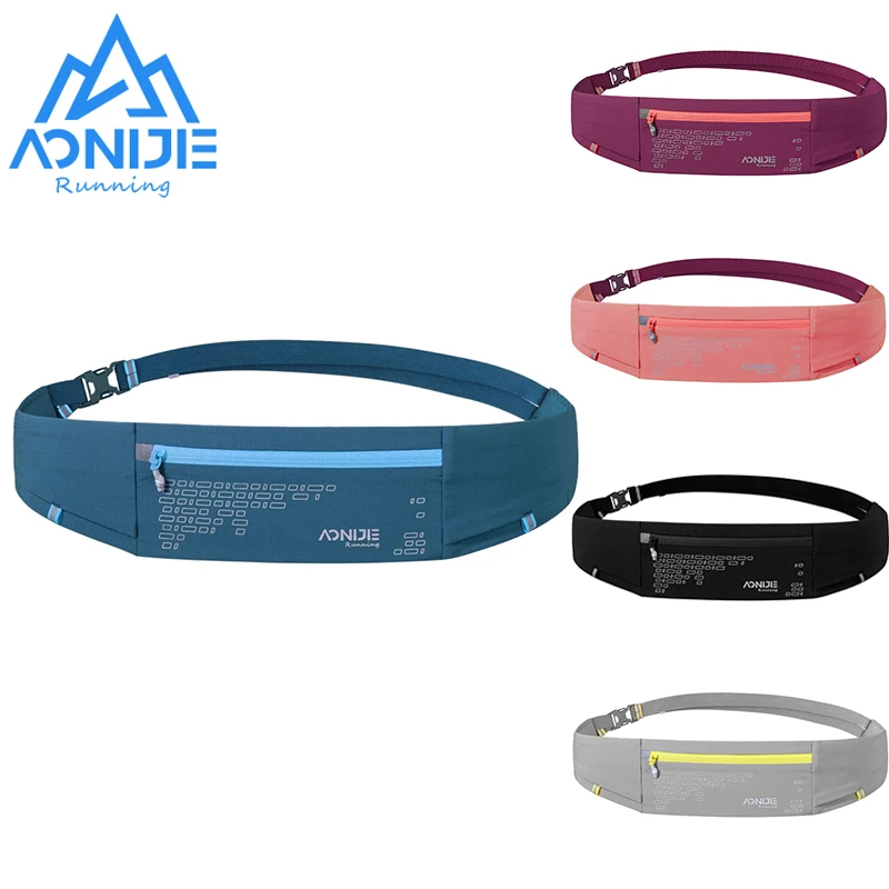

AONIJIE W8112 Quick Dry Breathable Running Waist Bag Belt Hydration Fanny Pack Sports Pockets For Jogging Fitness Gym Hiking