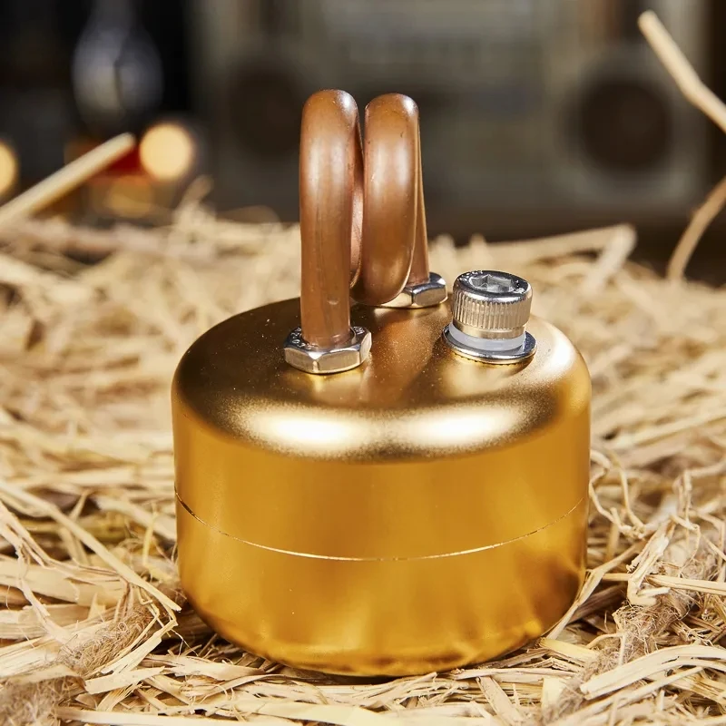 Réchaud à Alcool En Laiton Vintage - Pour Camping Et Déco Rétro