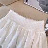 Balletcore Ruffled Mini Skirt with Lace Trim Low Rise Tiered White Skirt Summer Women TeenGirl Y2K Goth Outfit 4