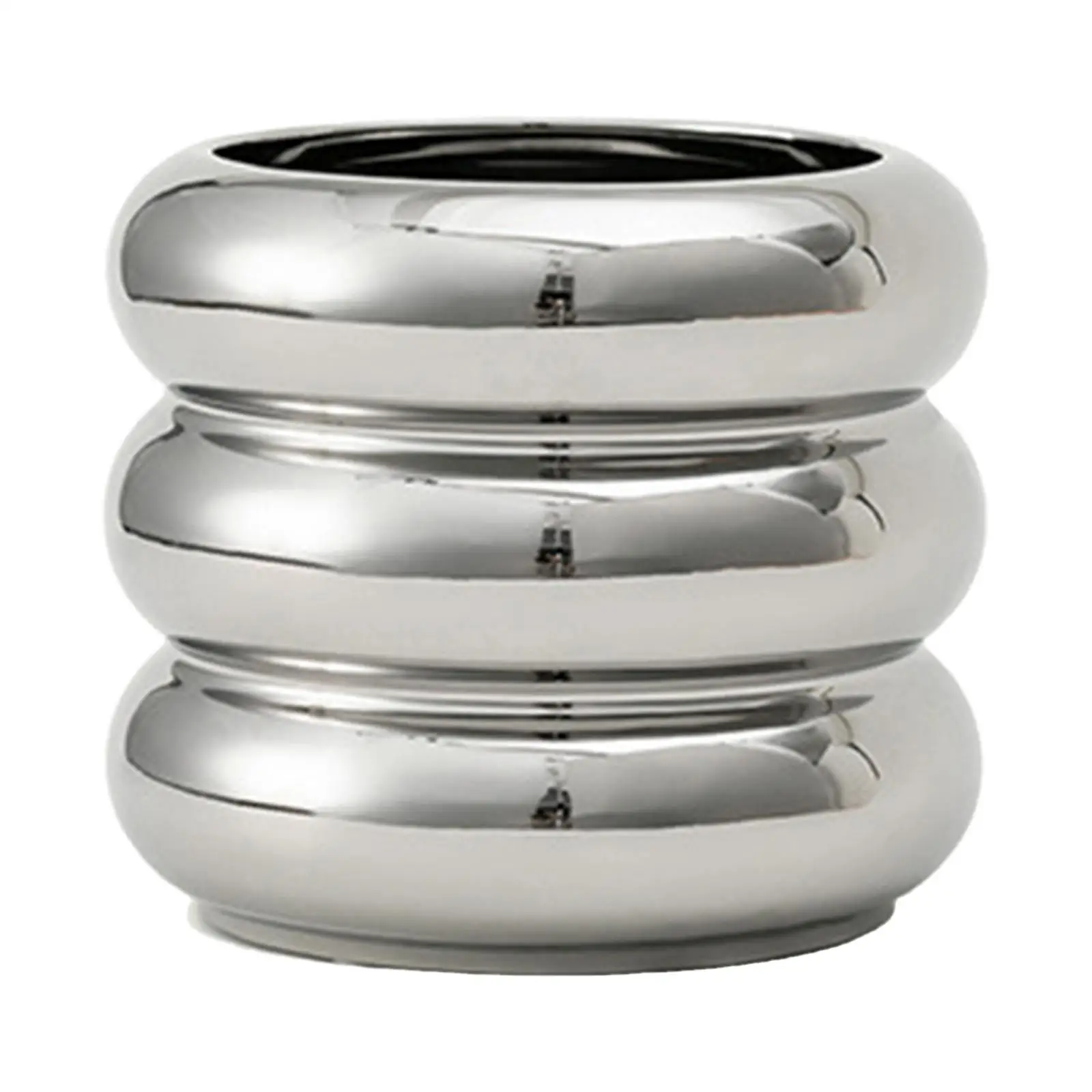 Ceramic Flower Vase Plants Holder Planter Decors Cosmetics Lipstick Bud Vase Flower Pot Makeup Brush Holder for Bathroom Dresser