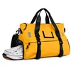 Sports Bag For Women Gym Bag Dry Wet Swim Bags Large Waterproof Nylon Yoga Mat Bag with Shoe Compartent Light Weekend Travel Bag 1