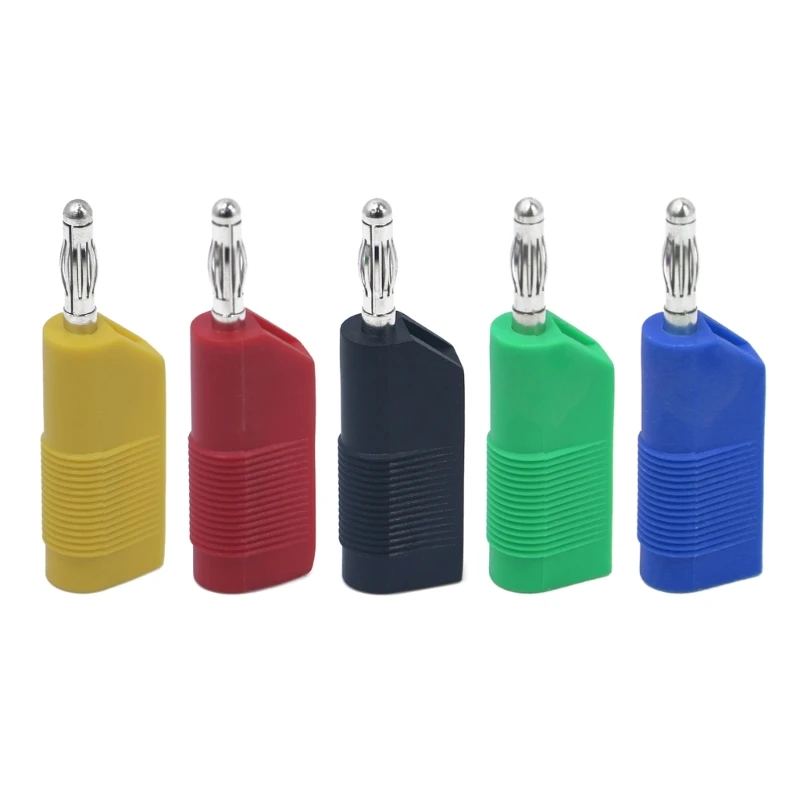 

5pcs Engineer Essential Stackable 4mm Banana Plug No Soldering Required