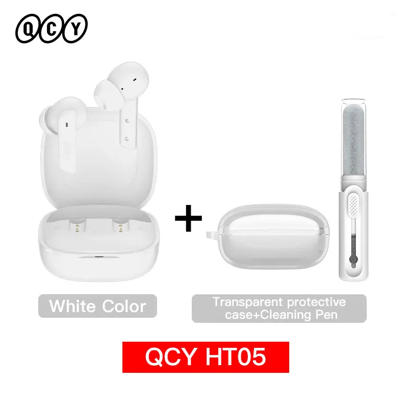 QCY HT05 ANC Wireless Earphone 40dB Noise Cancelling Bluetooth 5.2 Headphone 6 Mic ENC HD Call TWS Earbuds Transparency Mode - Image 15