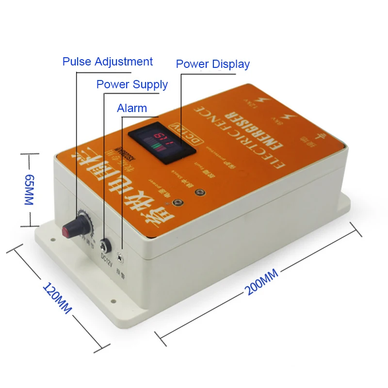 

Electric Shepherd Fence Poultry Farm Electric Fence Animals Energizer Charger High Voltage Pulse Controller Insulators Tools