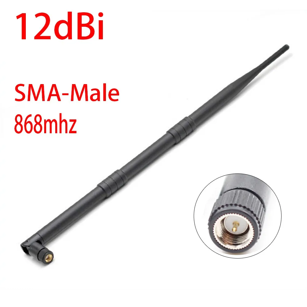 

12dBi LoRaWAN Helium Antenna RP SMA Male Aerial LoRa Antenna Transmission Parts For Bobcat RAK HNT 868mhz 2G 3G Tool Accessories