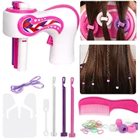 Christmas Children's Fully Automatic DIY Hair Weaving Machine, Hair Weaving Tools, Twisting Knitted Hair, Weaving Rolls,Twisting 1