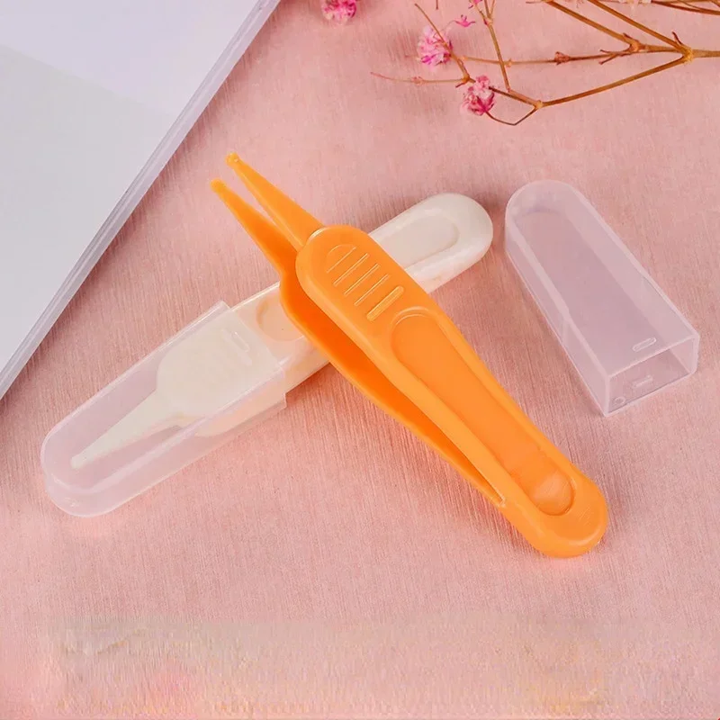 Baby Nose Cleaning Tweezers Infant Ear Navel Clean Tool Booger Clips Snot Removal Newborn Cleaning Supplies nasal tweezer nose cleaning tweezers cleaning tweezers