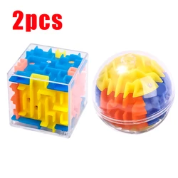 Kids' 3D Walking Bead Maze Puzzle Set - Educational & Stress Relief Toys (Cube and round)