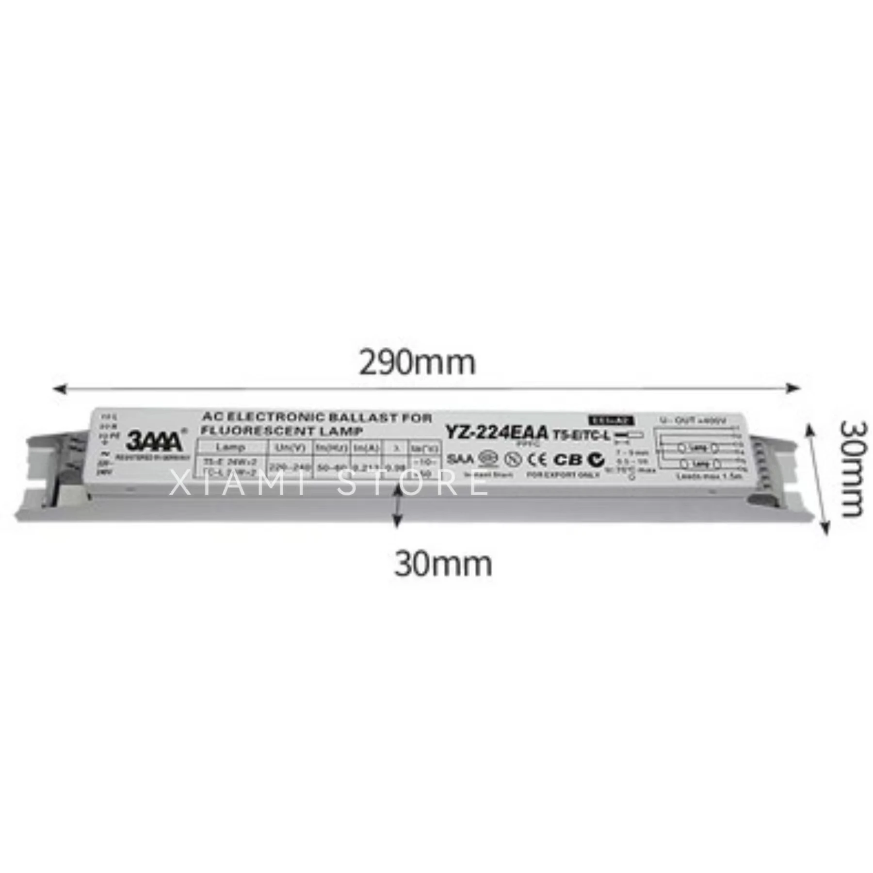 3AAAYZ224EAAT5ETCL220240V2x24WFluorescentLampACElectronic