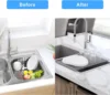 304 Stainless Kitchen Foldable Sink Plate Storage Bowl Holder Kitchen Dish Drying Rack Dish Drainer Shelf Kitchen Accessories 6