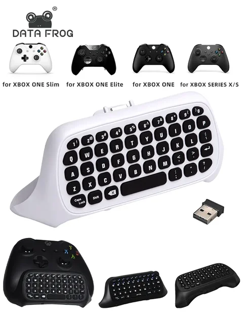 Mini clavier de jeu sans fil avec prise audio et casque manette Xbox Series  X S ChatSub 2.4 mesurz