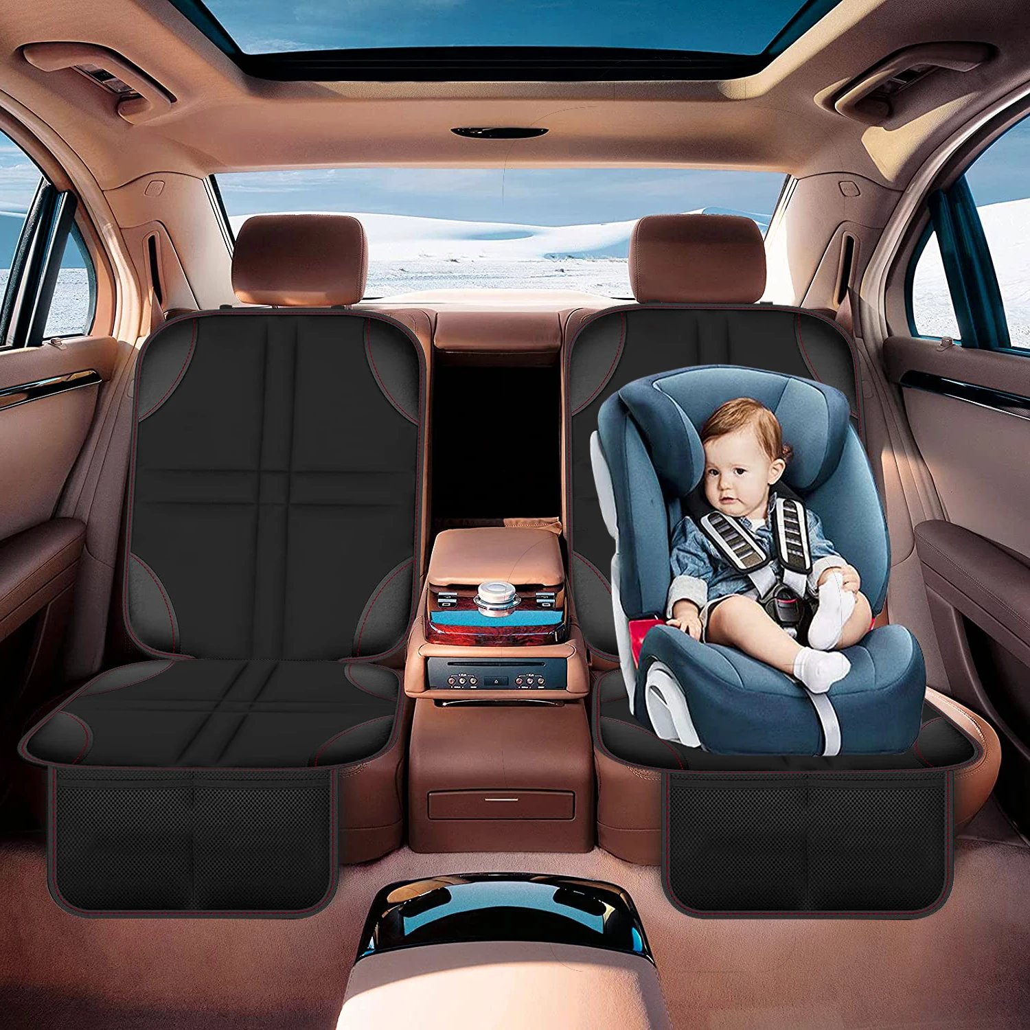Car Seat Cushion For Short Drivers Plush Car Booster Seat Cushion For Women  Car Seat Head Cushion For RV SUV Mini Van Truck - AliExpress