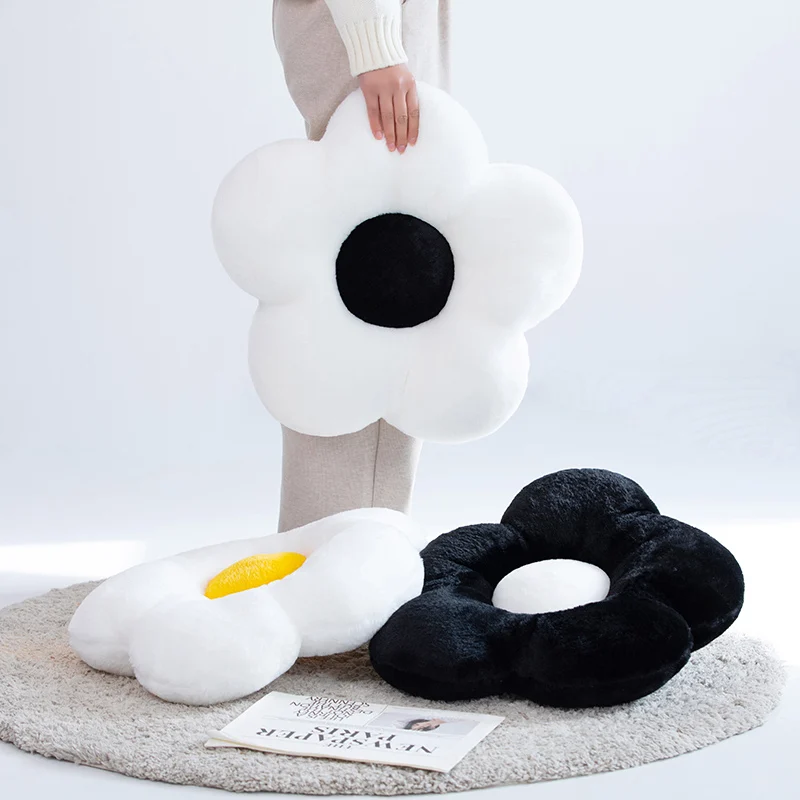 35cm 45cm 55cm Cute Flower Plush Pillow Stuffed Soft Plant Flower Throw Pillow Cushion Home Sofa Decoration Pillow Kids Toys 4